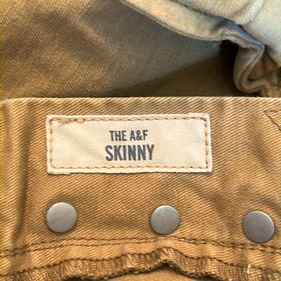 Abercrombie & Fitch Jeans Deep Gold 34/32 The Skinny - Picture 10 of 13